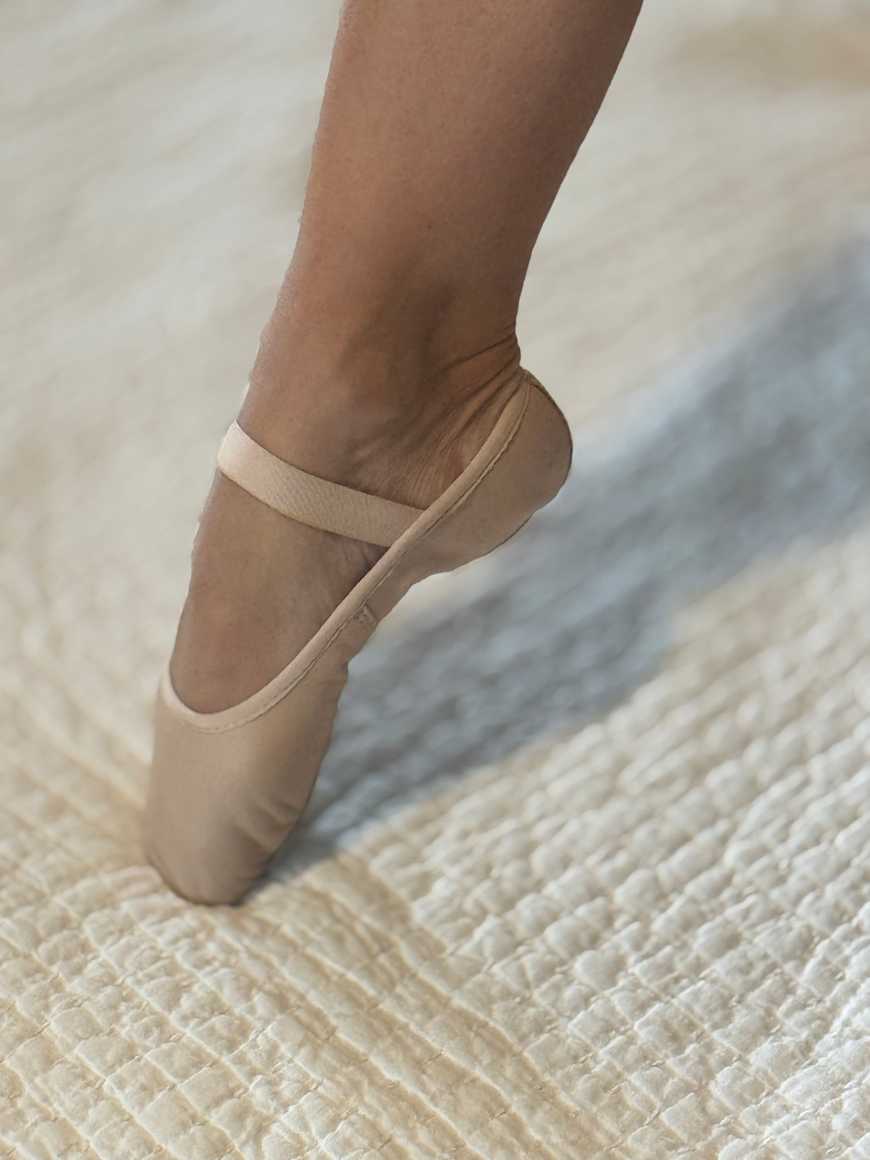 TBT Uniform Full Sole Leather Ballet Slipper