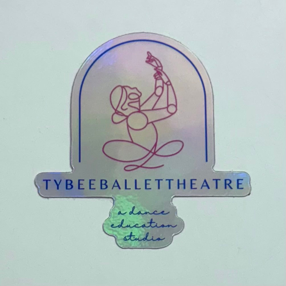 Tybee Ballet Theatre Iridescent Sticker